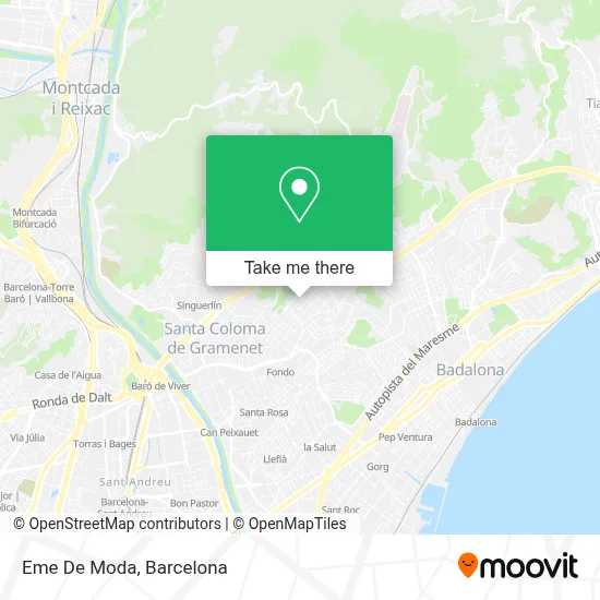 Eme De Moda map