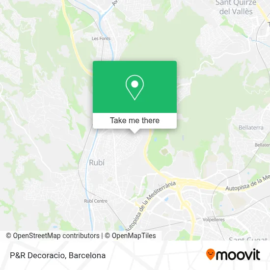 P&R Decoracio map