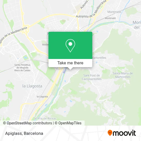 Apiglass map