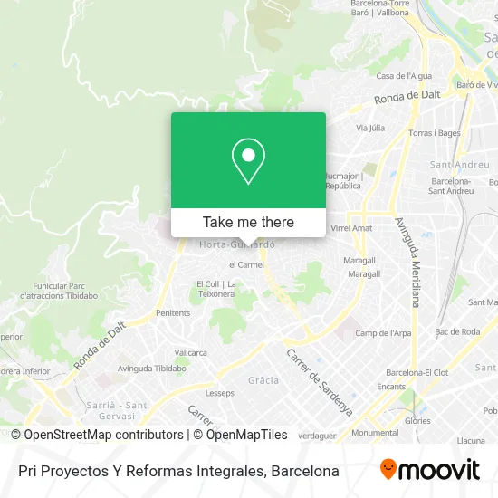 Pri Proyectos Y Reformas Integrales map
