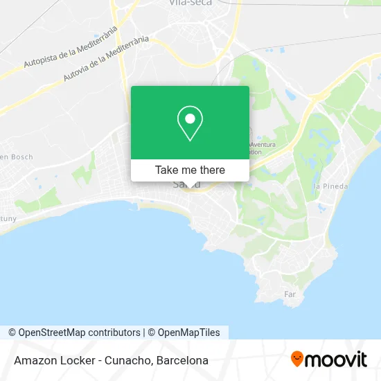 Amazon Locker - Cunacho map