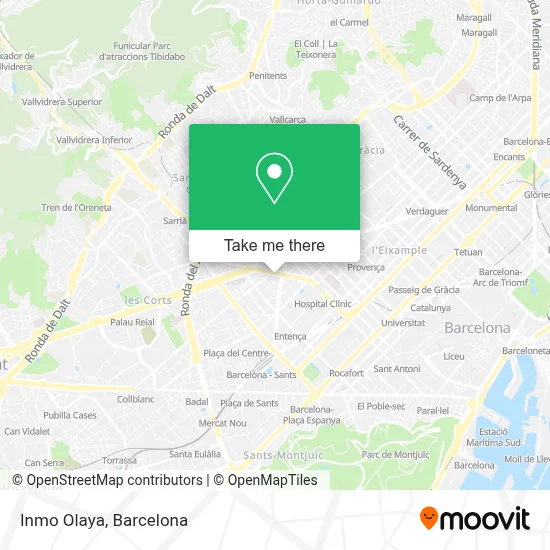 Inmo Olaya map
