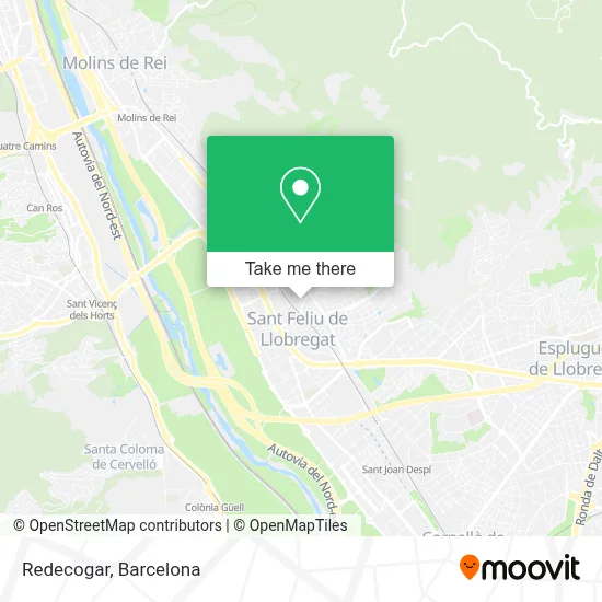 Redecogar map