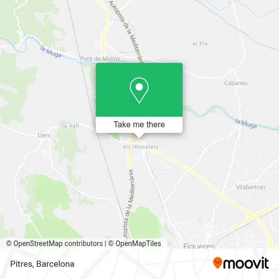 Pitres map