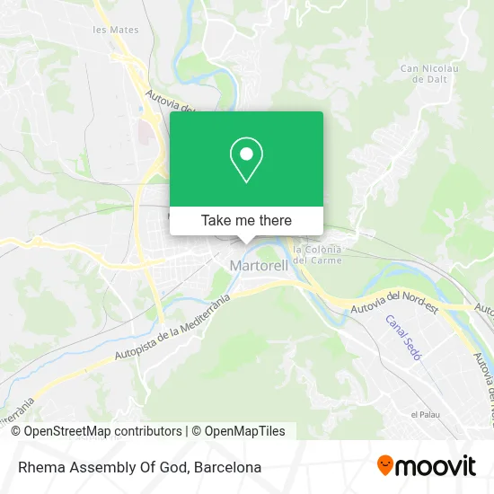 Rhema Assembly Of God map