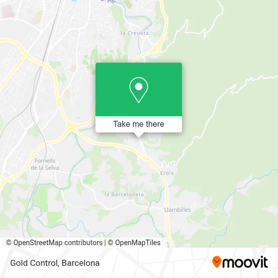 Gold Control map