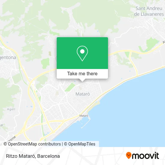 Ritzo Mataró map