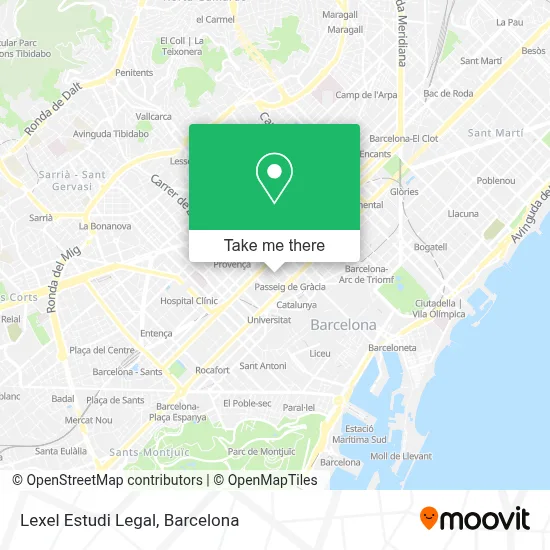 Lexel Estudi Legal map