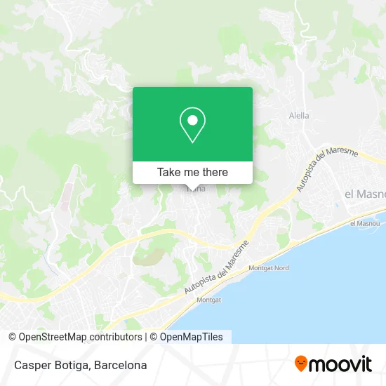 Casper Botiga map