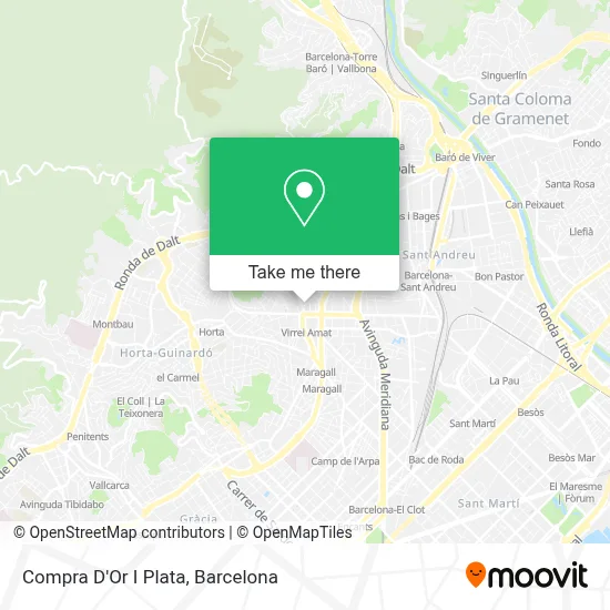 Compra D'Or I Plata map