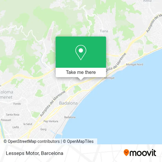 Lesseps Motor map