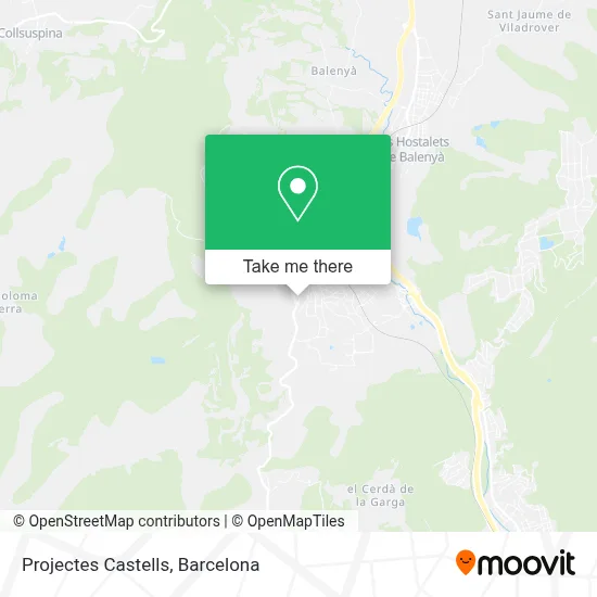 Projectes Castells map