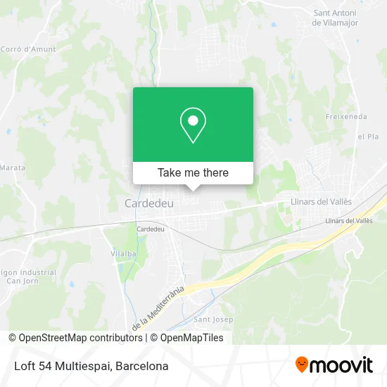 Loft 54 Multiespai map