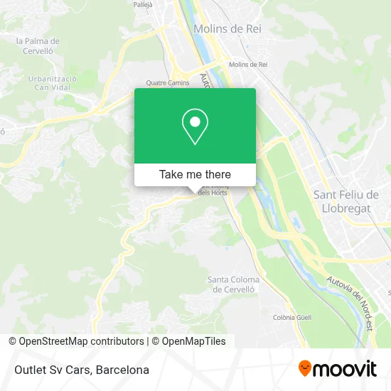 Outlet Sv Cars map