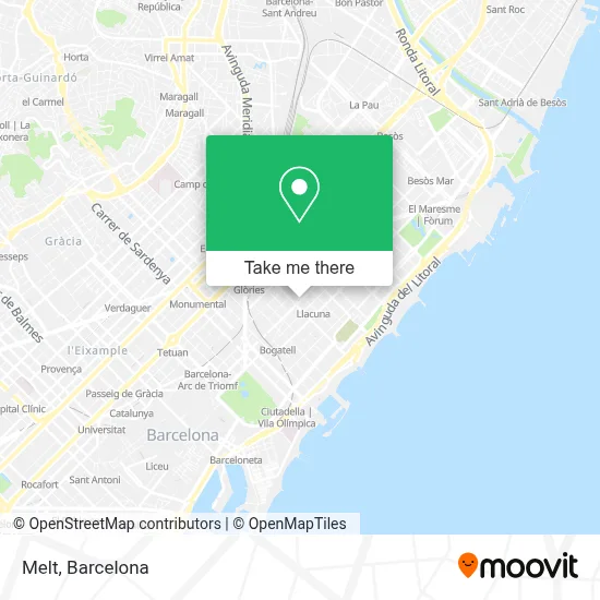 Melt map