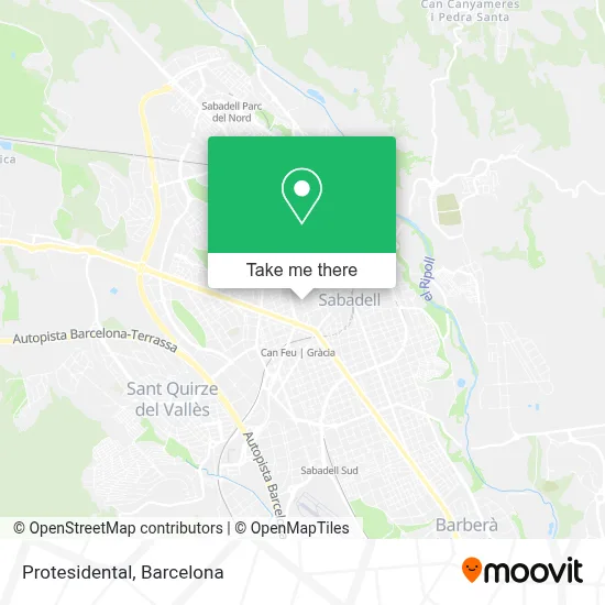 Protesidental map