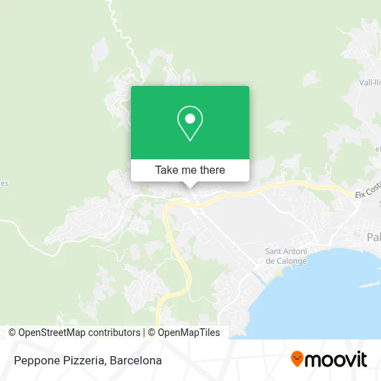 Pizzeria Peppone map