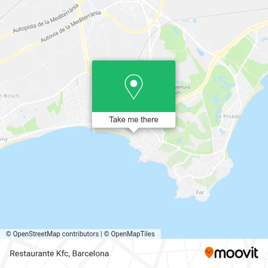 Restaurante Kfc map