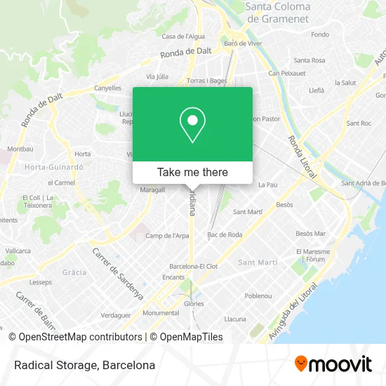 Radical Storage map