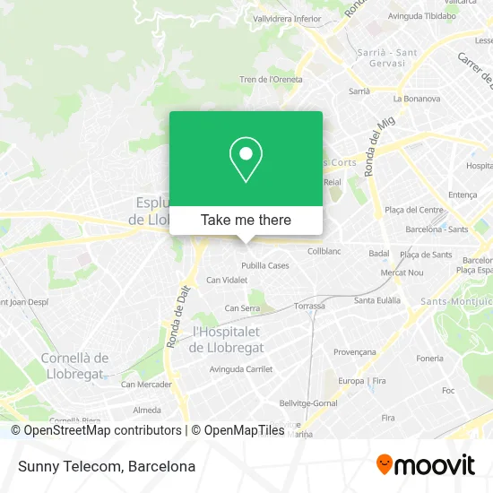 Sunny Telecom map
