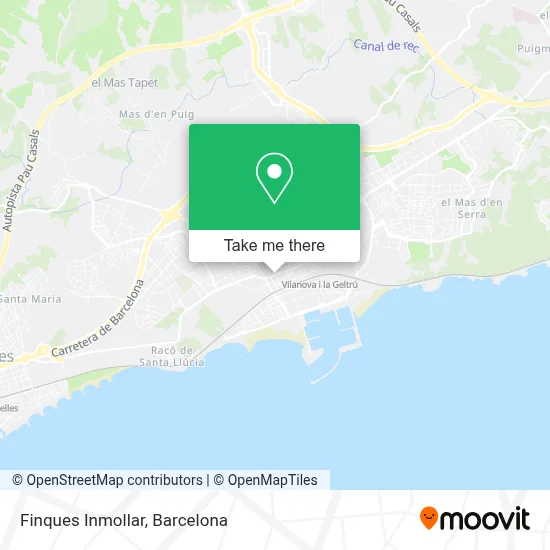 Finques Inmollar map