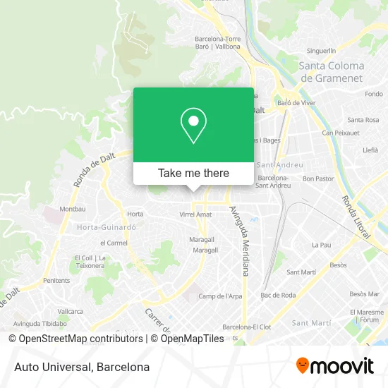 Auto Universal map