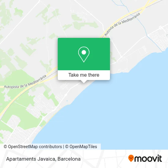 Apartaments Javaica map