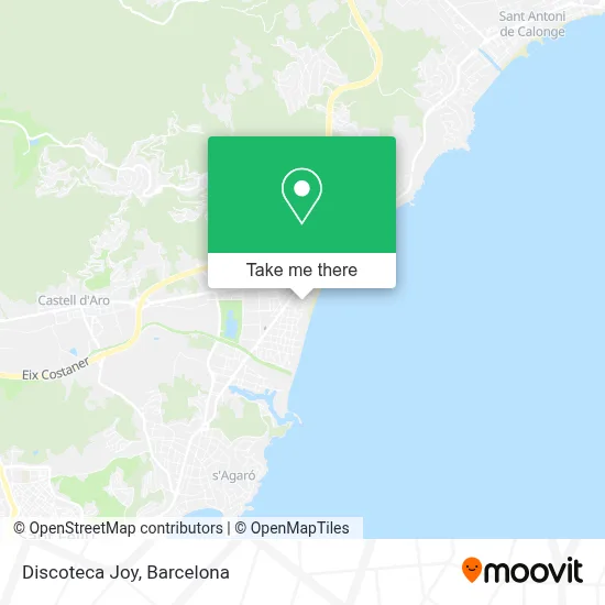 Discoteca Joy map