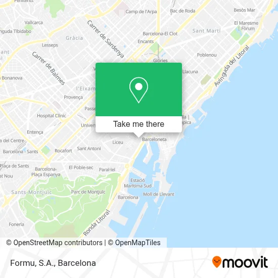 Formu, S.A. map