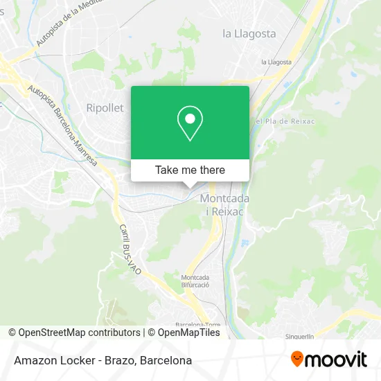 Amazon Locker - Brazo map