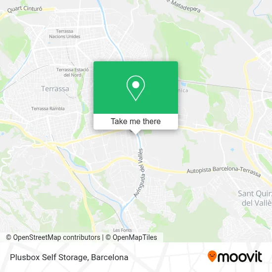 Plusbox Self Storage map