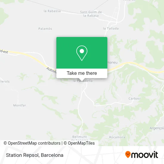Station Repsol map