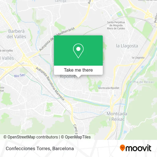 Confecciones Torres map