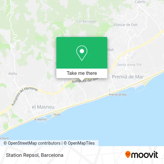Station Repsol map