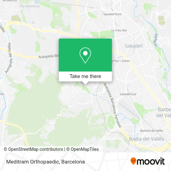 Meditram Orthopaedic map
