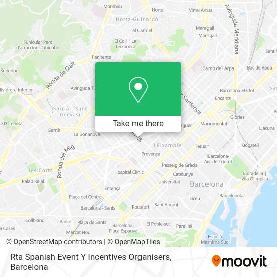 Rta Spanish Event Y Incentives Organisers map