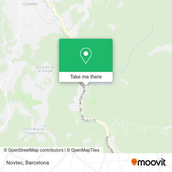 mapa Novtec