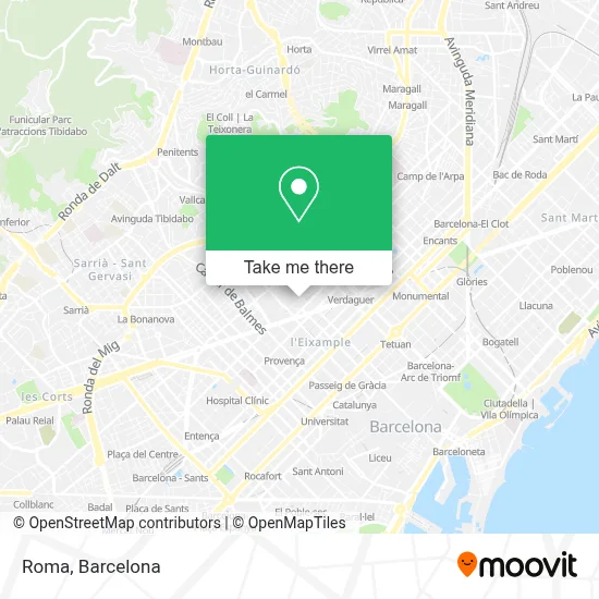 Roma map