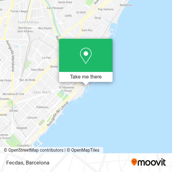 Fecdas map