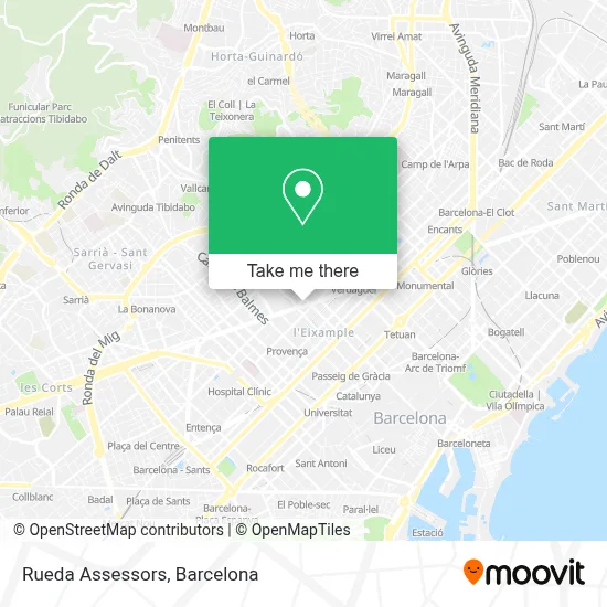 Rueda Assessors map