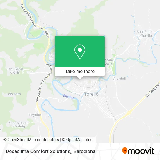 Decaclima Comfort Solutions, map