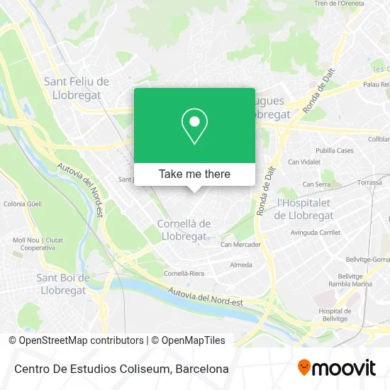 Centro De Estudios Coliseum map