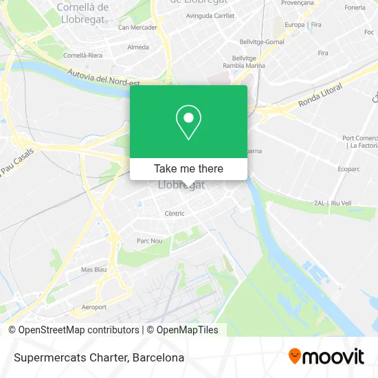 Supermercats Charter map