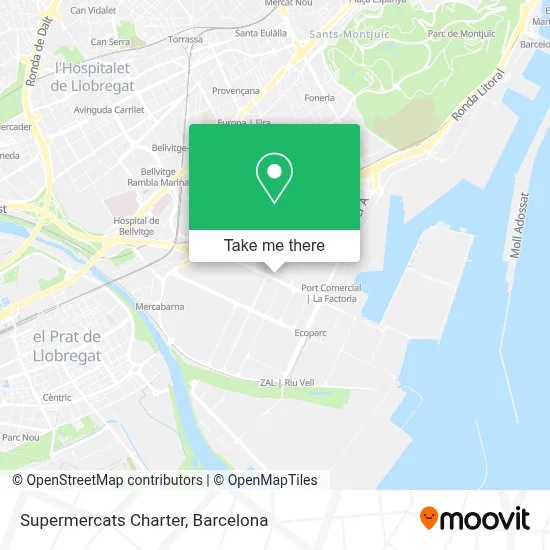 Supermercats Charter map