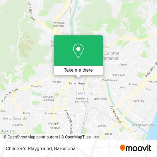 Parque Infantil map