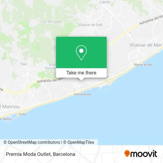 Premia Moda Outlet map