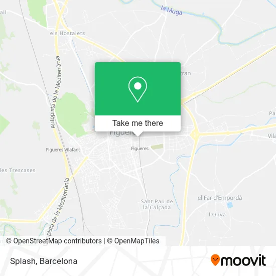 Splash map