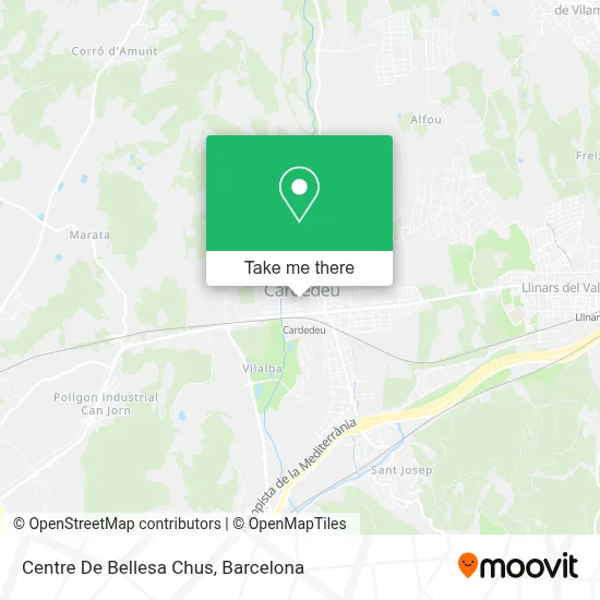 Centre De Bellesa Chus map