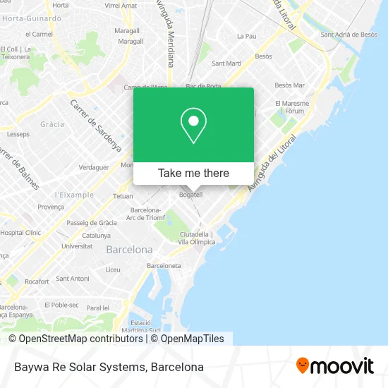 Baywa Re Solar Systems map