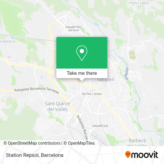 Station Repsol map